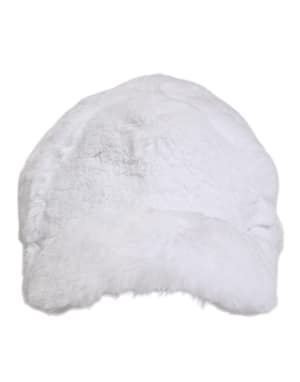 Dolce & Gabbana White Modacrylic Rapper Men Baseball Capello Hat