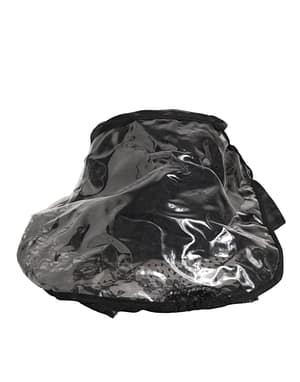 Dolce & Gabbana Black PVC Wide Brim Men Bucket Capello Hat