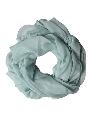 Dolce & Gabbana Light Teal Silk Stole Neck Wrap Shawl Scarf