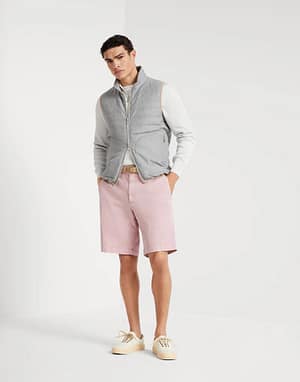 Brunello Cucinelli Multicolor Wool Sleveless Jacket