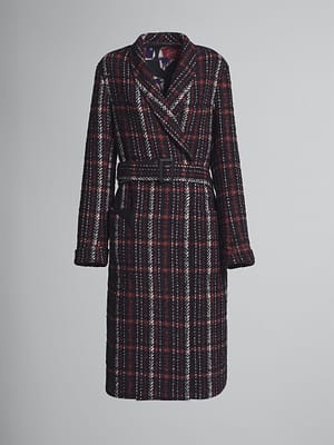 Marni Red Fibres Coat