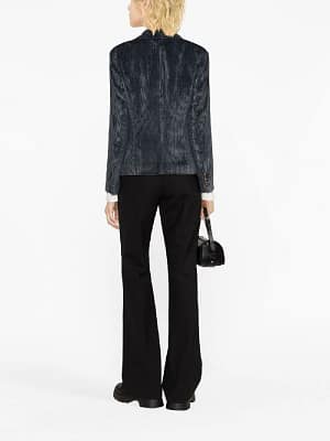 Brunello Cucinelli Blue Viscose Jackets And Coat
