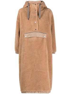 Brunello Cucinelli Beige Wool Cloacks