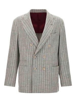 Brunello Cucinelli Pearl Leather Coat