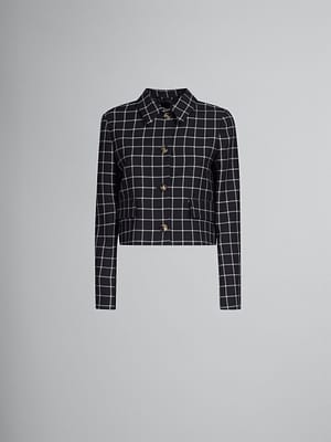 Marni Black Fibres Coat