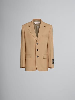 Marni Orange Fibres Coat