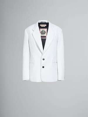 Marni White Fibres Jackets And Coat