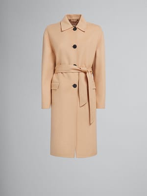 Marni Brown Fibres Coat