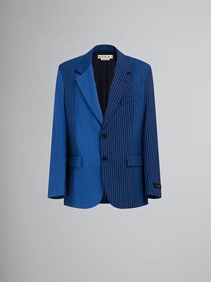 Marni Blue Fibres Jackets And Coat