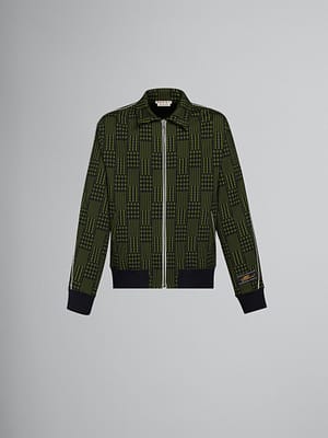 Marni Green Fibres Bomber