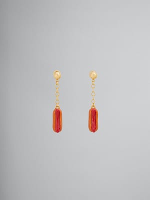 Marni Pink Fibres Earrings