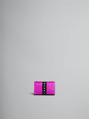 Marni Fuchsia Fibres Wallet