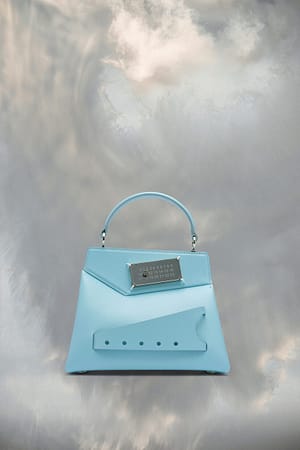 Maison Margiela Teal Fibres Shoulder Bag