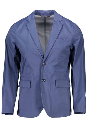 Gant Blue Nylon Jackets And Coat