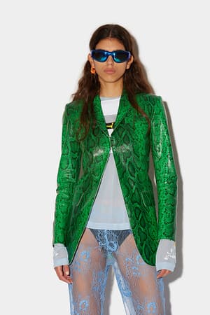 Dsquared² Green Fibres Coat