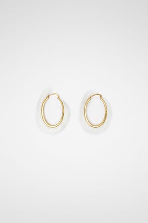 Jil Sander Gold Fibres Earrings