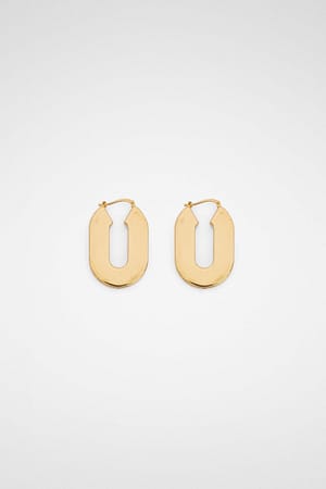 Jil Sander Gold Fibres Earrings