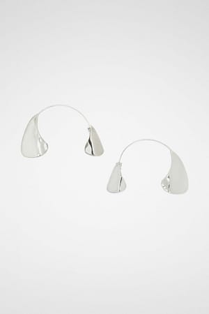 Jil Sander Silver Fibres Earrings