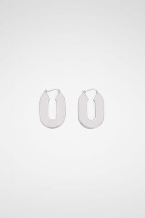 Jil Sander Silver Fibres Earrings