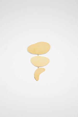 Jil Sander Gold Fibres Broch