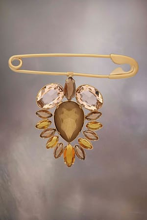 Maison Margiela Bronze Fibres Broch