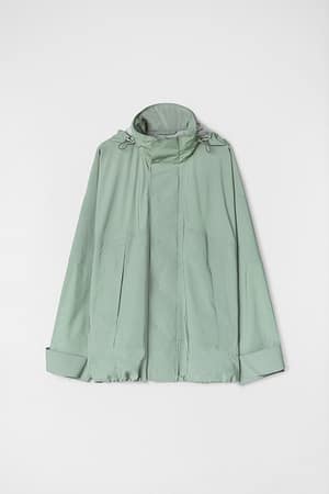 Jil Sander Green Fibres Full-Length Jacket