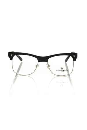 Frankie Morello Black Metallic Men's Eyeglass Frame