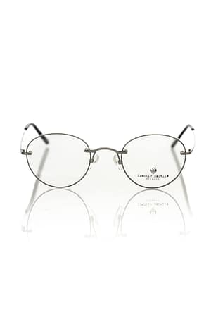 Frankie Morello Gray Metallic Men's Eyeglass Frame