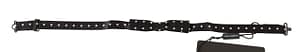 Dolce & Gabbana Black 100% Silk Polka Dot Adjustable Neck Bow Tie