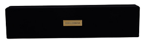 Dolce & Gabbana Black Velvet Logo Plaque Storage Bracelet Jewelry Box