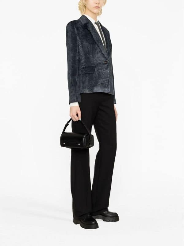 Brunello Cucinelli Blue Viscose Jackets And Coat - Image 2