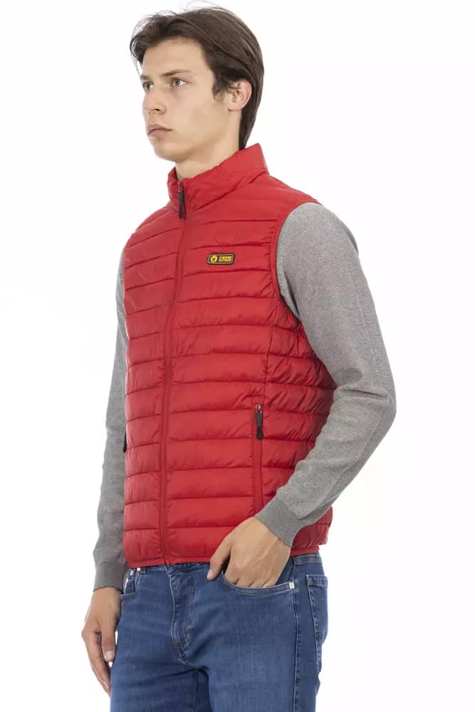 Ciesse Outdoor Red Polyester Men's Sleeveless Jacket - Image 2