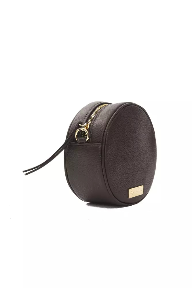 Pompei Donatella Brown Leather Women Crossbody Bag - Image 2
