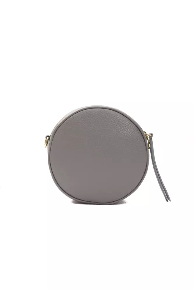 Pompei Donatella Gray Leather Women Crossbody Bag - Image 3