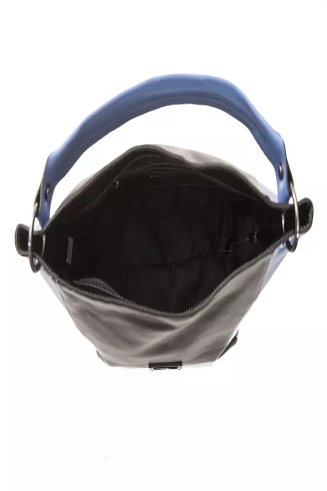 Pompei Donatella Black Leather Women Shoulder Bag - Image 5