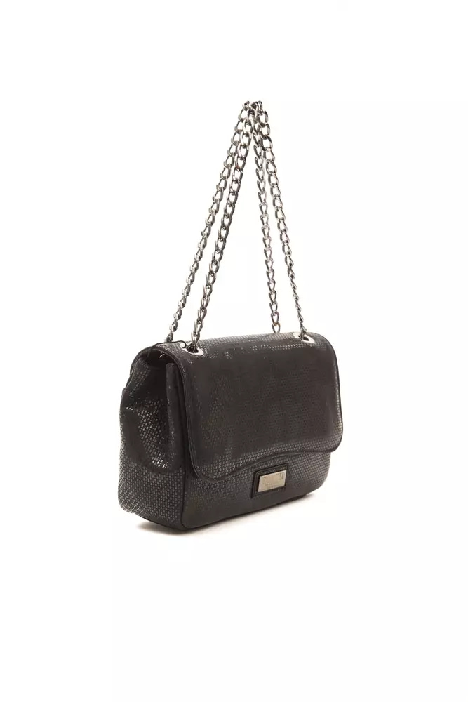 Pompei Donatella Black Leather Women Crossbody Bag - Image 2