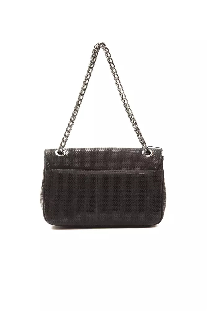 Pompei Donatella Black Leather Women Crossbody Bag - Image 3