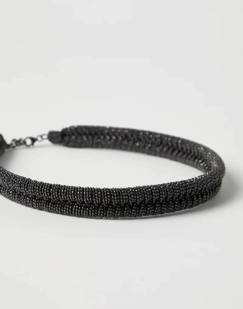 Brunello Cucinelli Black Brass Bracelet - Image 2