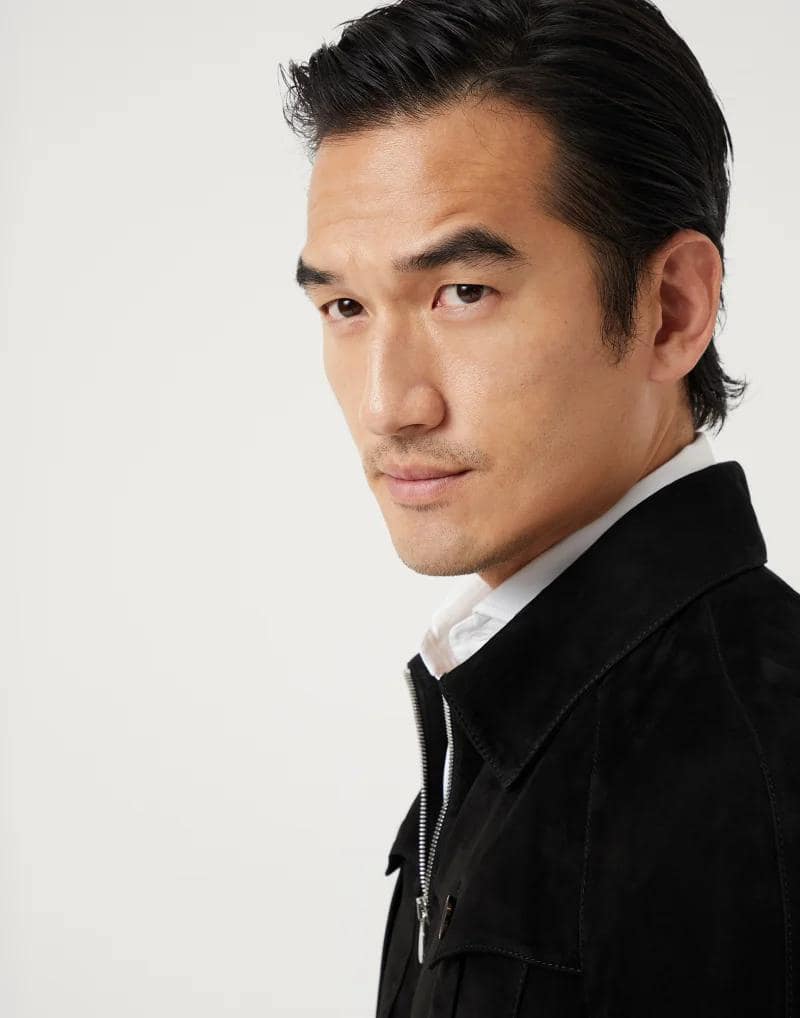 Brunello Cucinelli Black Leather Jacket - Image 3