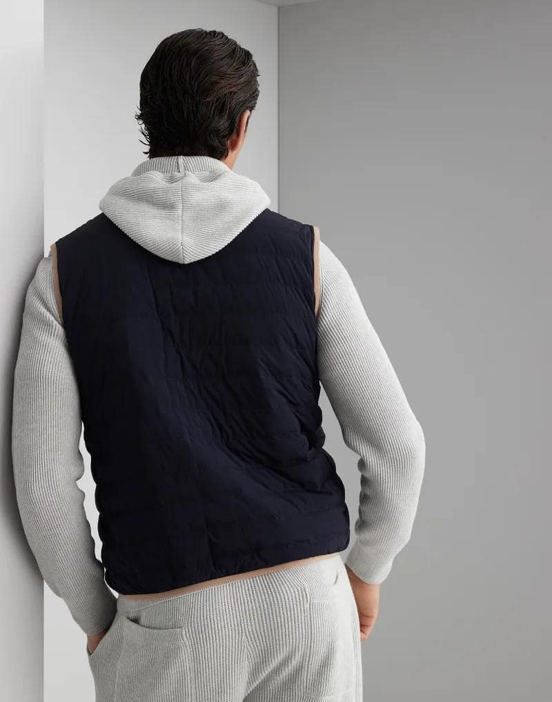 Brunello Cucinelli Multicolor Polyamide Sleveless Jacket - Image 2