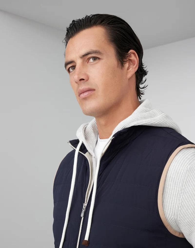 Brunello Cucinelli Multicolor Polyamide Sleveless Jacket - Image 3