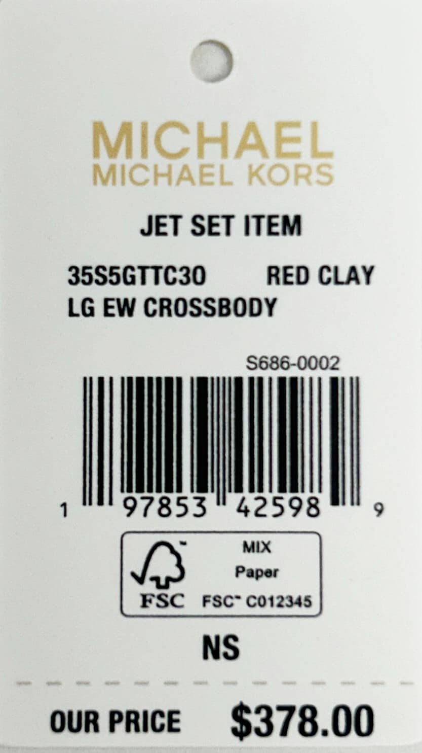 Michael Kors East West Leather Zip Chain Crossbody Bag - Image 5