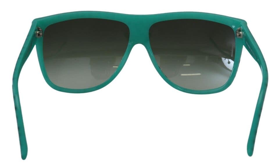 Dolce & Gabbana Green Stars Acetate Square Shades Sunglasses - Image 4