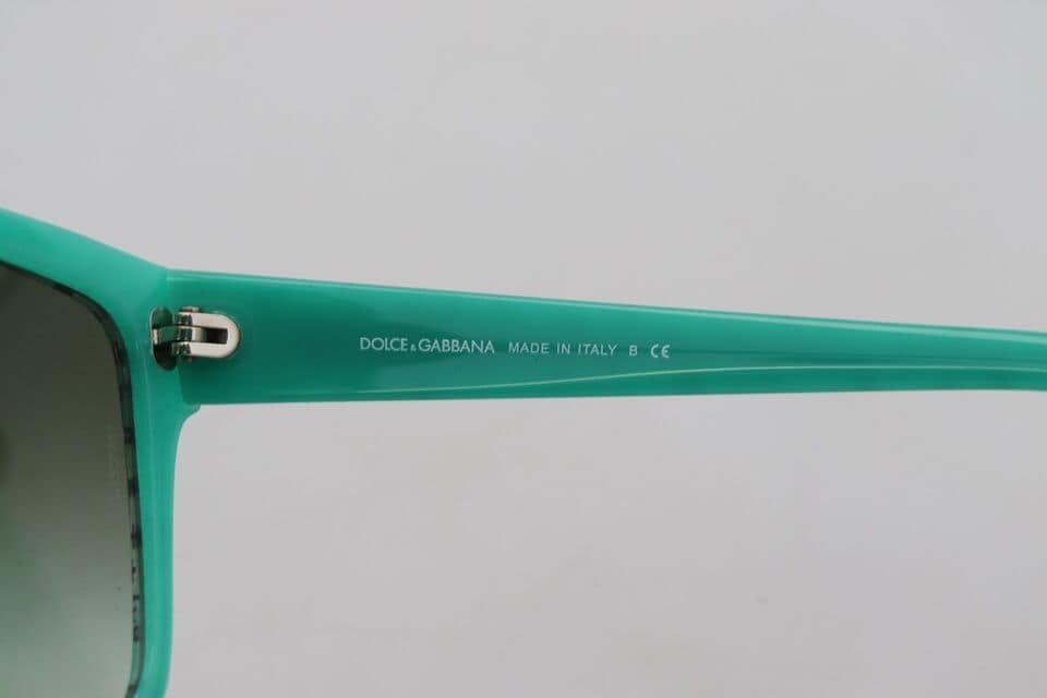 Dolce & Gabbana Green Stars Acetate Square Shades Sunglasses - Image 7