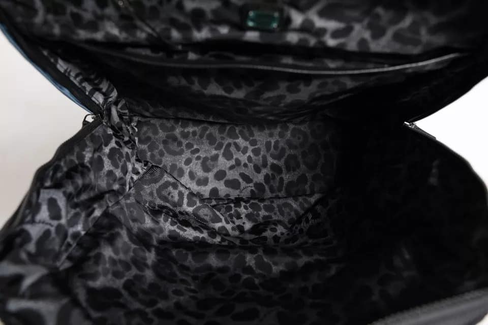 Dolce & Gabbana Black Nylon DG Logo School Backpack Bag - Image 6